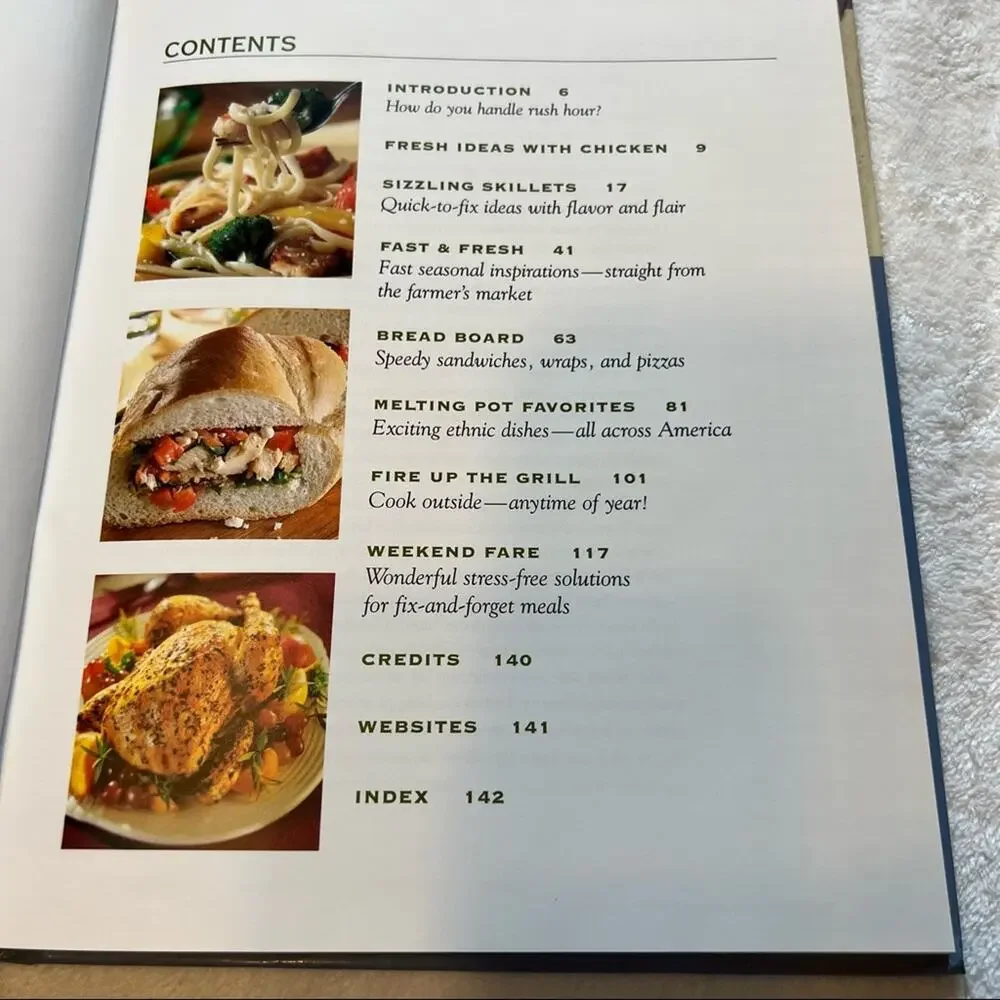 Terrific Chicken 100 Great Meals in Minutes Hardback Cookbook Recipes Quick Cook